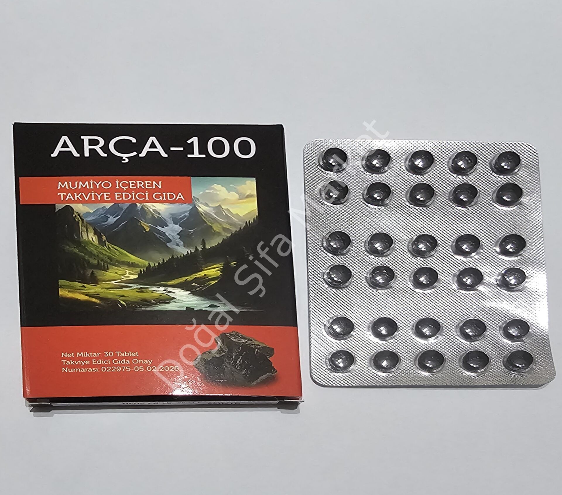Arça-100 Mumiyo 5 Kutu 30'lu Tablet