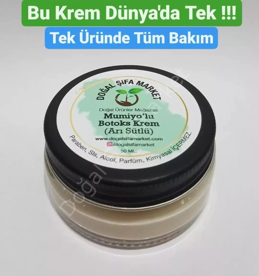 Mumiyo'lu Arı Sütlü Krem 50 ML
