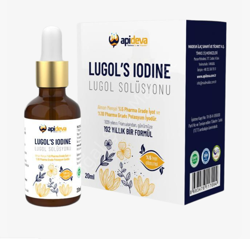 Apideva İyot Lugol % 5'lik