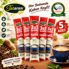 3'ü 1 Arada Kahve 18 gr x 5 Adet