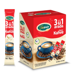3'ü 1 Arada Gold Yumuşak İçim Helal Üretim Kahve Özel Kutusunda 18 gr x 20 Adet