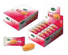 Tatarası Çilek Aromalı Kek 50 Gr. x 24 Adet Özel Kutulu