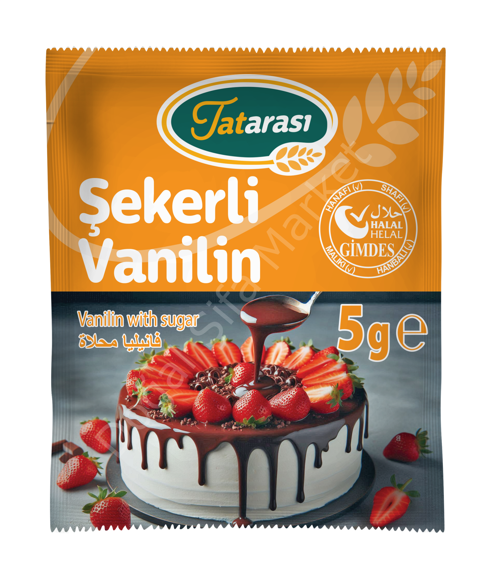 Şekerli Vanilin 5 Gr (10'lu Paket)