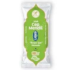 Exeri Islak Cep Mendil (Hac ve Umre İçin KOKUSUZDUR)