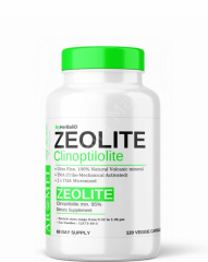 Zeolit Tozu Kapsül | 120 Adet | 1 Mikron Ultra Fine | Mikronize Aktif Zeolit